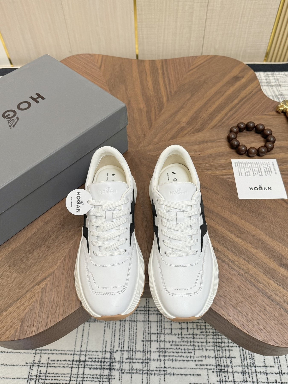 Hogan Women's H-Stripe Platform Sneakers