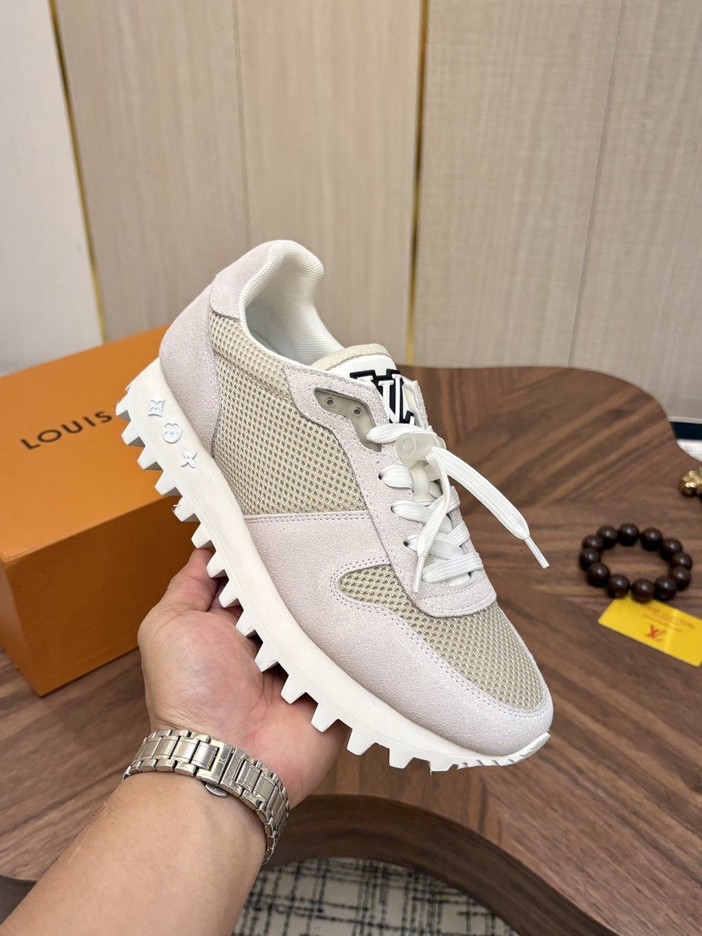 Louis Vuitton Color-Block Low-Top Sneakers