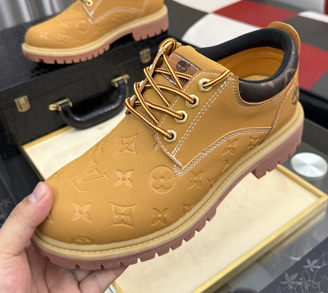 Timberland Patterned Lug Sole Lace-Up Boots