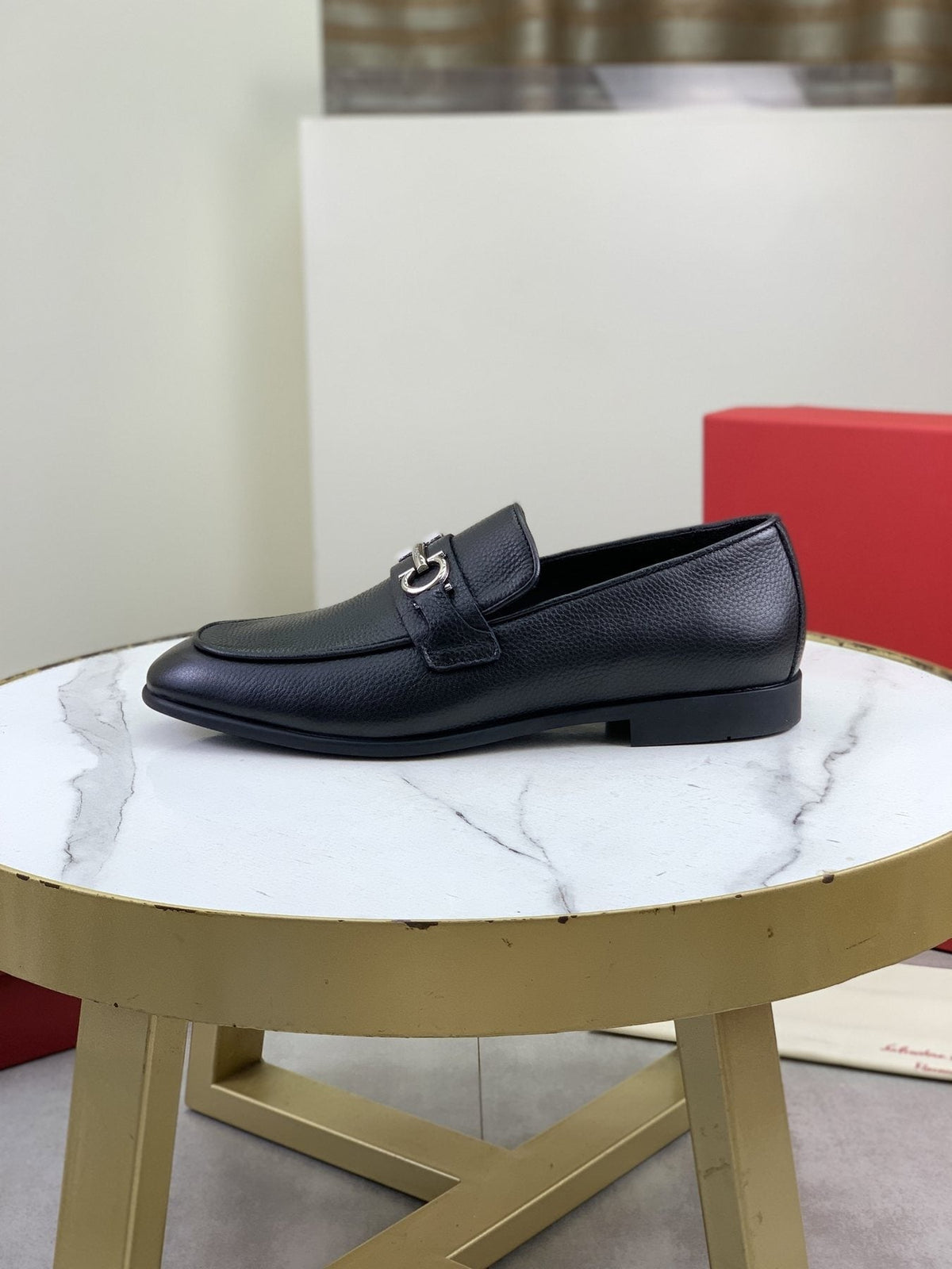 Salvatore Ferragamo Men's Textured Bit Loafers