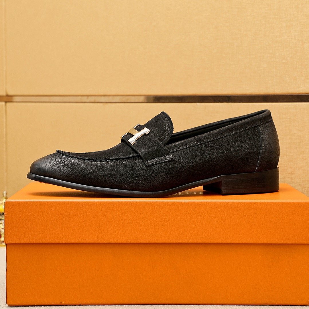 Hermès H-Hardware Loafers - Stacked Heel