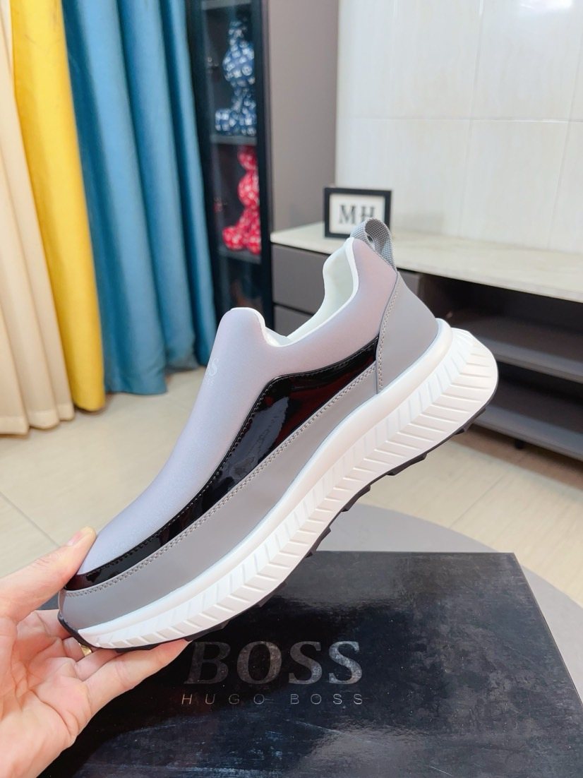 Hugo Boss Contrast Side Slip-On Sneakers
