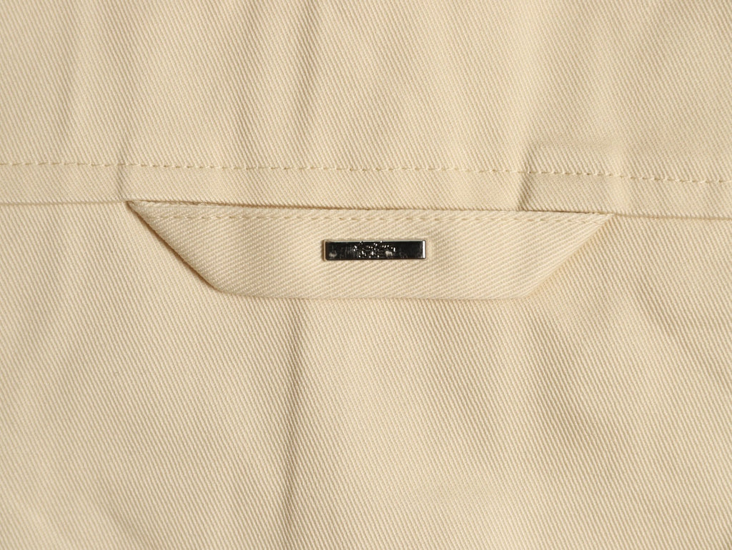 Louis Vuitton Flocked-Panel Shirt Jacket - Beige